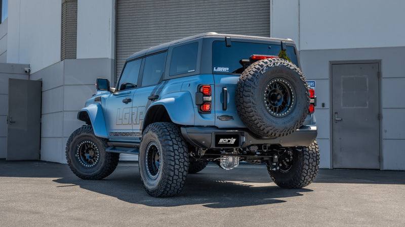 Borla 22-24 Ford Bronco Raptor V6 Turbo AT 2WD / 4WD ATAK Catback Exhaust w/ 4in Black Coated Tips - View 5 | Dirty Garage