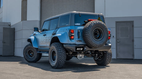 Borla 22-24 Ford Bronco Raptor V6 Turbo AT 2WD / 4WD ATAK Catback Exhaust w/ 4in Black Coated Tips - View 5 | Dirty Garage