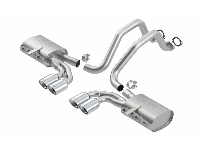 Borla 97-04 Chevrolet Corvette 5.7L 8cyl Touring SS Catback Exhaust - View 3 | Dirty Garage