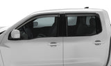 2022 Frontier Crew Cab Ventvisor Window Deflectors Smoke 4-Piece - View 7 | Dirty Garage