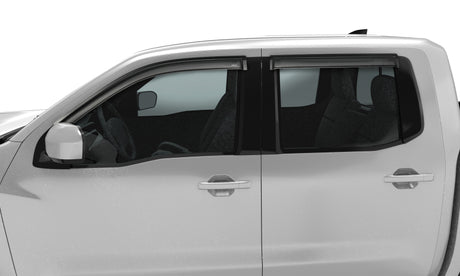 2022 Frontier Crew Cab Ventvisor Window Deflectors Smoke 4-Piece - View 7 | Dirty Garage