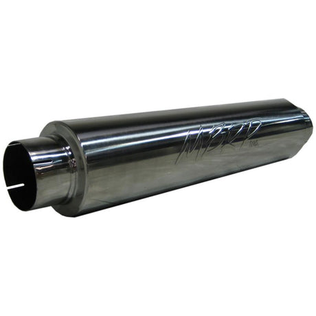 Universal 30 Overall Length 4" Inlet Outlet 24 Body T304 Muffler - View 4 | Dirty Garage