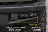 2021-2025 Bronco Stage Series Pro Yellow  Fog Pocket Kit - View 3 | Dirty Garage