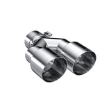 Universal T304 SS Dual Tip 3.5" OD 2.5" Inlet | Dirty Garage