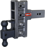 Gen-Y Mega Duty 3in Shank 6in Offset Drop 32K Hitch w/GH-0161 Dual-Ball/GH-0162 Pintle Lock - View 2 | Dirty Garage