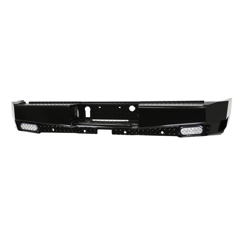 2019-2026 GM 1500 HDX Bandit Black Rear Bumper - View 13 | Dirty Garage