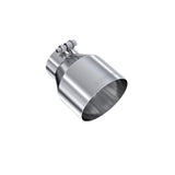 Universal T304 Stainless Steel 3" ID 5" OD 6.5" Length Angle Cut Single Wall Tip | Dirty Garage