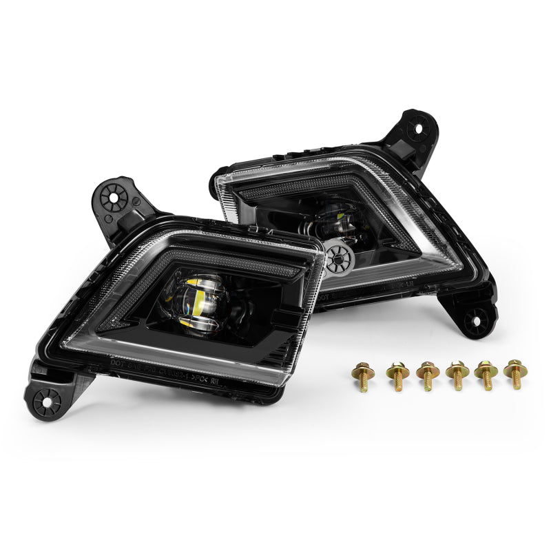 2019-2023 GM HD DoubleTap Dual Color LED Projector Fog Lights - View 2 | Dirty Garage