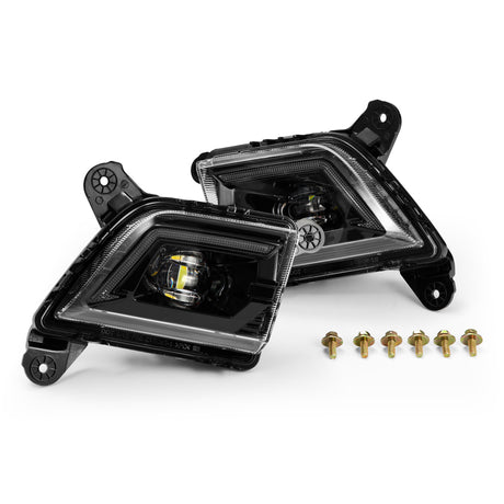 2019-2023 GM HD DoubleTap Dual Color LED Projector Fog Lights - View 2 | Dirty Garage