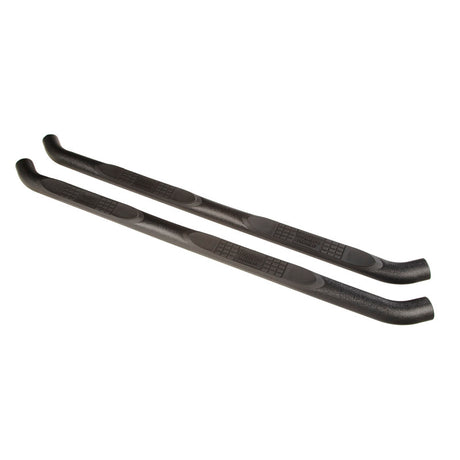 Rugged Ridge 3in Round Side Step Black 18-20 Jeep Wrangler JL 4Dr - View 2 | Dirty Garage