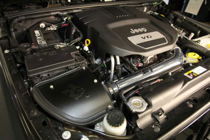 2012-2018 Wrangler V6-3.6L High Flow Performance Intake Kit (2012-2015 Carb Approved) - View 12 | Dirty Garage