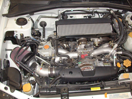 2004-2006 Forester XT F4-2.5L Silver Typhoon Short Ram Intake - View 4 | Dirty Garage