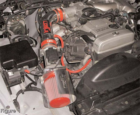 1992-1995 Supra GS300 SC300 Polished Short Ram Intake w/ Heat Shield - View 6 | Dirty Garage