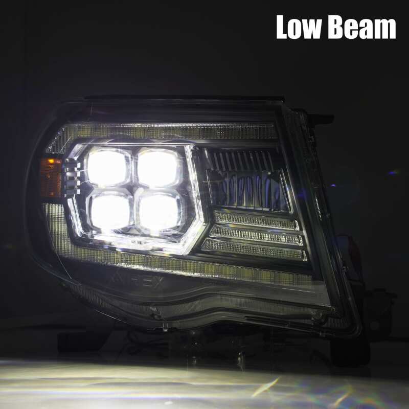 2005-2011 Tacoma Nova-Series LED Projector Black Headlights Activation Light DRL - View 6 | Dirty Garage