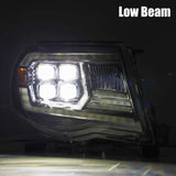 2005-2011 Tacoma Nova-Series LED Projector Black Headlights Activation Light DRL - View 6 | Dirty Garage