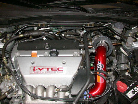 Universal 02 Civic Si Red Typhoon Short Ram Intake - View 4 | Dirty Garage