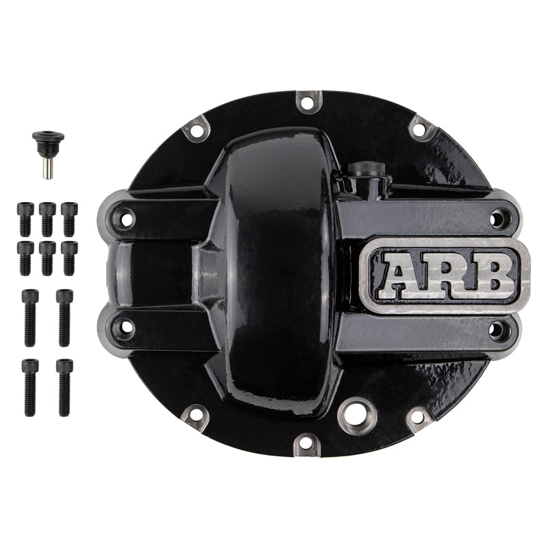 1991-2010 Cherokee/Grand Cherokee/Liberty Diff Cover Chrysler 8.25 Black - View 2 | Dirty Garage