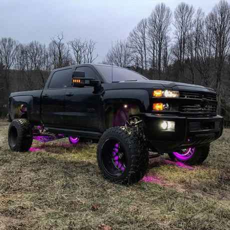 Universal LED Illuminated Wheel Rings 15" ColorSHIFT - View 4 | Dirty Garage