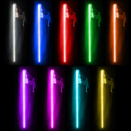 Universal Off-Road 4ft LED Whip ColorSHIFT - View 20 | Dirty Garage