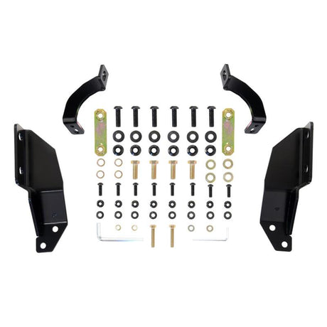 2021-2026 F-150 HDX Modular Black 3-Piece Grille Guard - View 3 | Dirty Garage