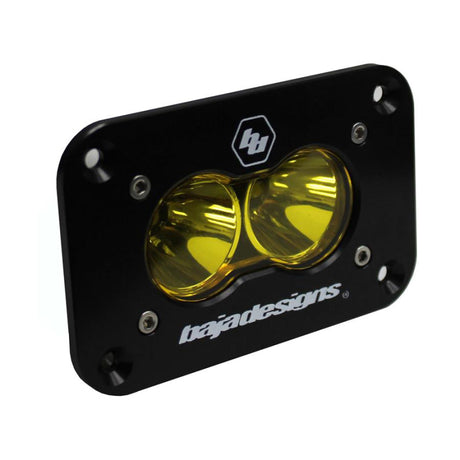 Universal S2 Sport Flush Mount Work Scene Amber LED Light | Dirty Garage