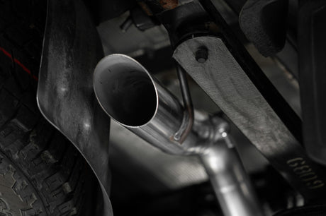 2023 GM HD Aluminum Steel Single High Clearance Rear Exit - View 3 | Dirty Garage