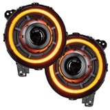 2018-2024 Wrangler Gladiator Oculus Bi-LED Projector Headlights Amber White Switchback | Dirty Garage