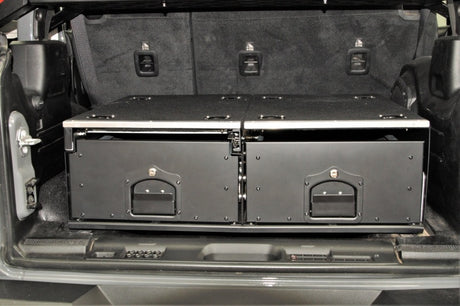 Rugged Ridge 18-22 Jeep Wrangler JL Cargo Storage Drawers - View 3 | Dirty Garage
