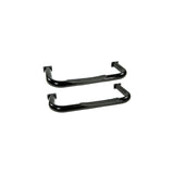 Rugged Ridge 3in Round Tube Side Steps Black 76-83 CJ5 - View 2 | Dirty Garage