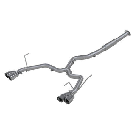 2015-2019 WRX STI 3" Dual Split Rear Exit Exhaust w 3.5" Tips Race Version | Dirty Garage