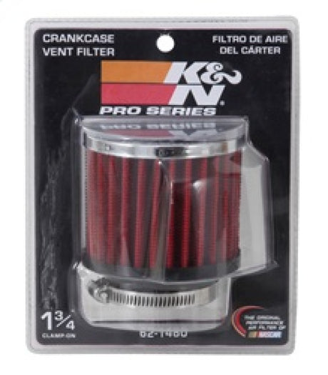 Universal 1.75in Flange ID x 3in OD x 2.5in H Chrome Finish Rubber Base Crankcase Vent Filter - View 16 | Dirty Garage