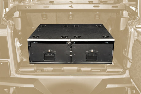 Rugged Ridge 18-22 Jeep Wrangler JL Cargo Storage Drawers - View 4 | Dirty Garage