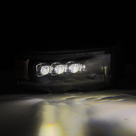 2002-2005 Ram HD Nova-Series LED Projector Black Headlights Active Light Sequential Signal - View 6 | Dirty Garage
