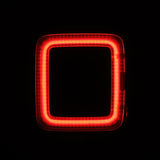 2018-2023 Wrangler JL Nova-Series Prismatic LED Tail Lights Alpha-Black - View 9 | Dirty Garage