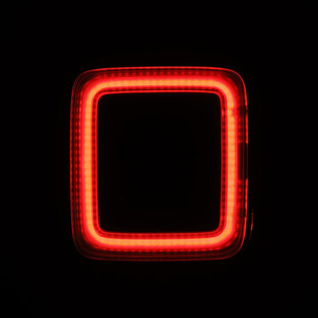 2018-2023 Wrangler JL Nova-Series Prismatic LED Tail Lights Alpha-Black - View 9 | Dirty Garage