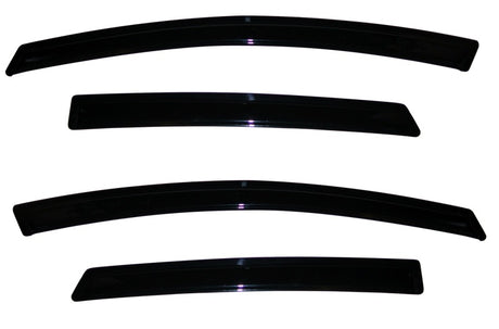 2009-2018 Fiesta Ventvisor Outside Mount Window Deflectors 4-Piece Smoke - View 4 | Dirty Garage