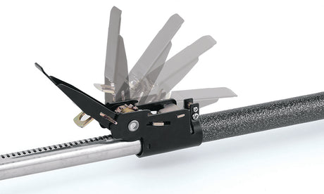 Universal Ratcheting Black Cargo Bar - View 2 | Dirty Garage