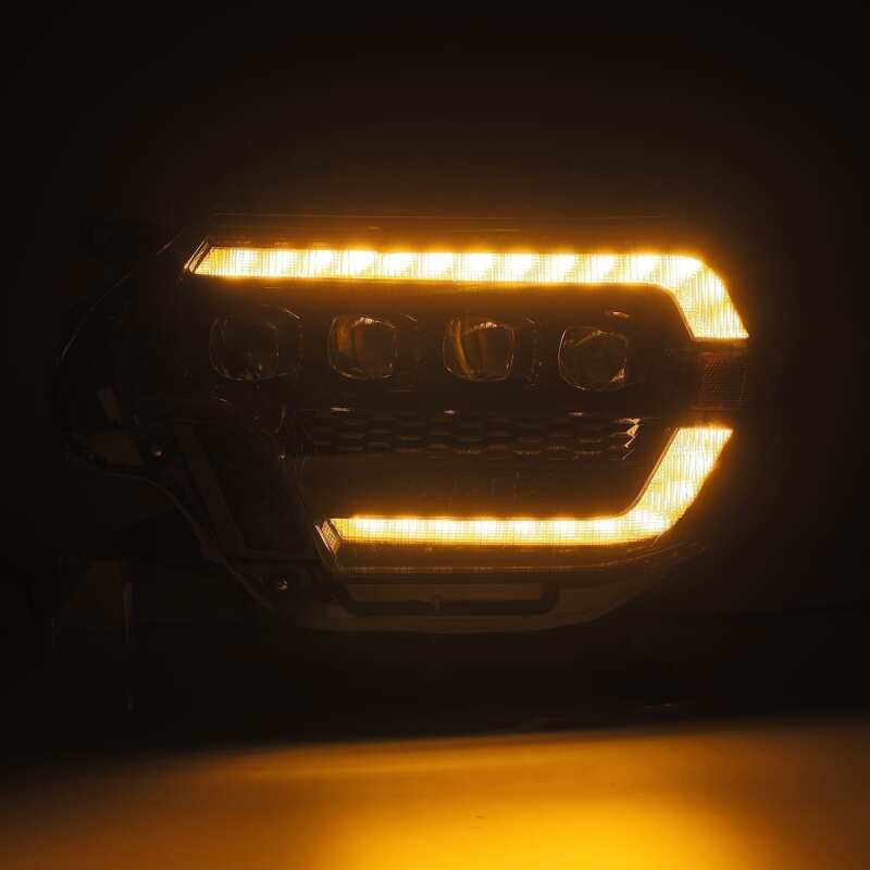 2012-2015 Tacoma Nova-Series LED Projector Black Headlights Active Light Sequential Signal DRL - View 7 | Dirty Garage