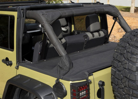 Rugged Ridge Tonneau Cover 07-18 Jeep Wrangler JKU 4 Door - View 3 | Dirty Garage
