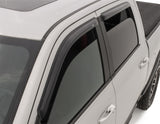 AVS 09-18 Dodge RAM 1500 Crew Cab Ventvisor Outside Mount Window Deflectors 4pc - Smoke - View 6 | Dirty Garage