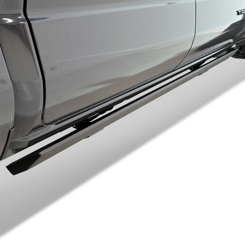 2024-2026 Tacoma Double Cab Pro-E Series Powered Black Running Boards - View 5 | Dirty Garage