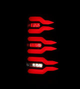1999-2006 GM HD Luxx-Series LED Tail Lights Black Red - View 8 | Dirty Garage