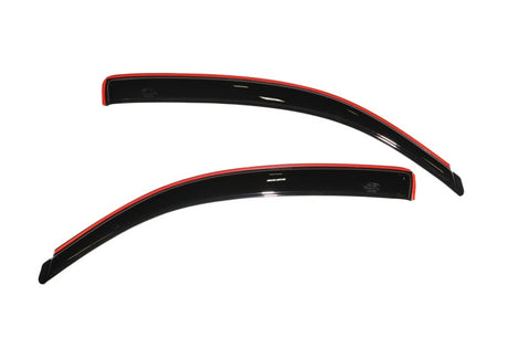 2005-2015 Tacoma Access Cab Ventvisor In-Channel Window Deflectors Smoke 2-Piece - View 2 | Dirty Garage