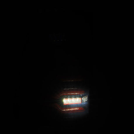 2019-2021 Ram 1500 Luxx-Series LED Tail Lights Black Red Active Light Sequential Signal - View 6 | Dirty Garage