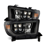 2007-2017 Tundra/Sequoia Nova-Series LED Projector Headlights Alpha-Black Activation Light Sequential Signal DRL | Dirty Garage