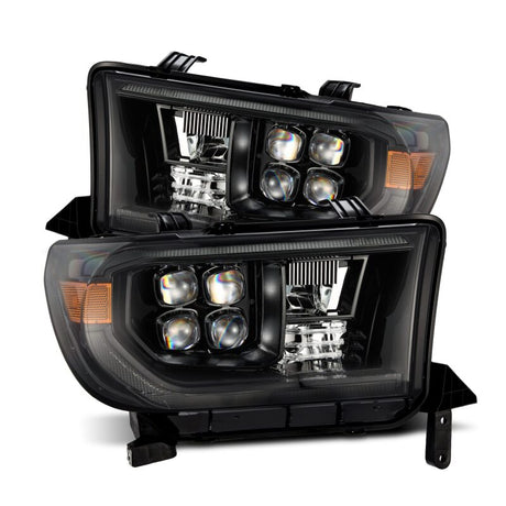2007-2017 Tundra/Sequoia Nova-Series LED Projector Headlights Alpha-Black Activation Light Sequential Signal DRL | Dirty Garage