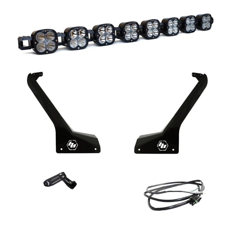 2018-2026 Jeep JL/JT Roof Bar LED Light Kit 8XL Linkable w/Upfitter | Dirty Garage
