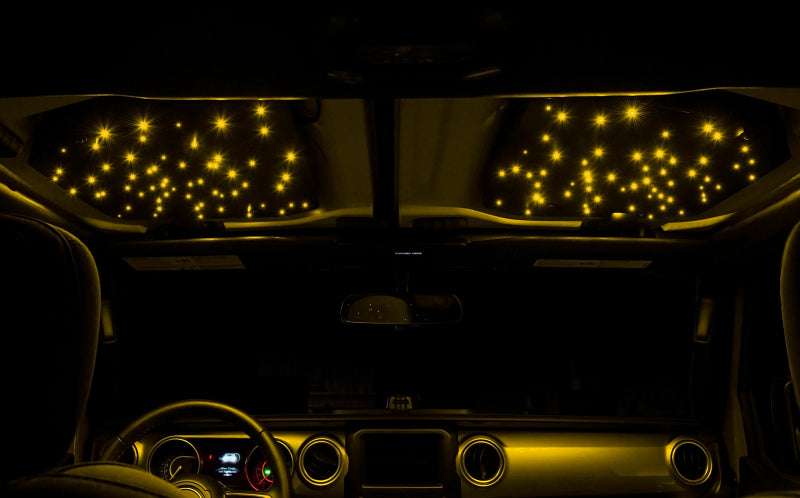2018-2025 Wrangler JL Gladiator JT StarLINER Fiber Optic Hardtop Headliner ColorSHIFT - View 4 | Dirty Garage