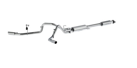 2015 F-150 3" Cat Back Dual Split Side Exit Exhaust System | Dirty Garage