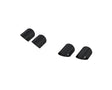 20015-2024 Mustang T304 SS 4" OD 6.5" Quad Tip Cover Kit Black Tip | Dirty Garage